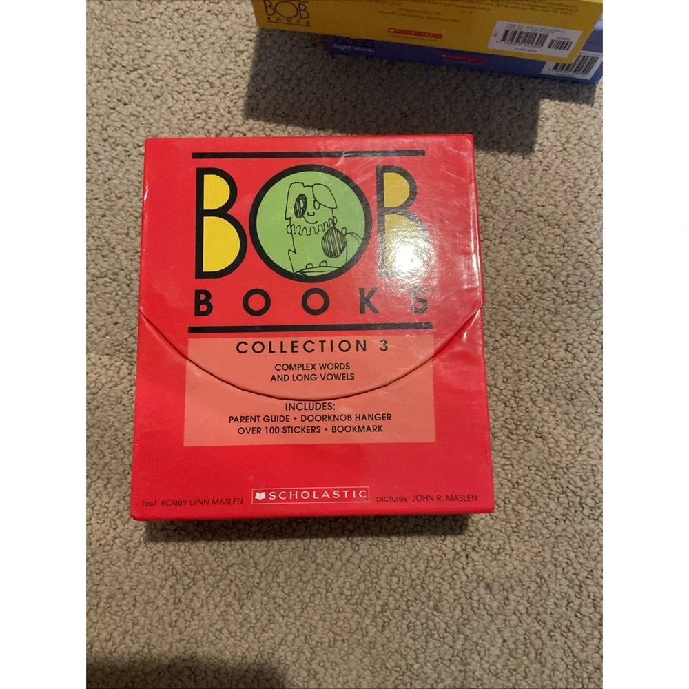 5x Bob Books Box Set. Sight Words Collection, Collections 1-3, And Rhyming Words